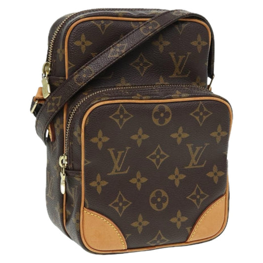 Louis Vuitton Amazon, Brown, Canvas, shoulder