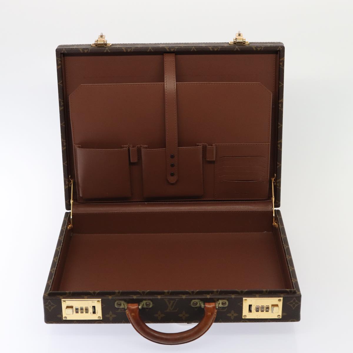 Louis Vuitton Cruiser, Brown, Canvas, briefcase