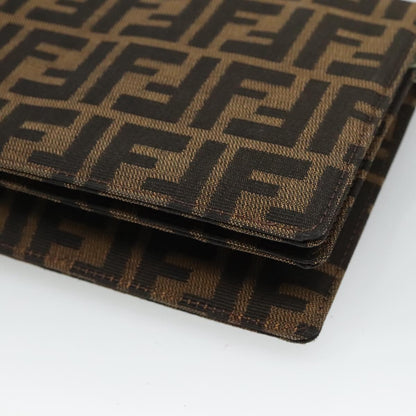Fendi, Brown, Canvas, shoulder