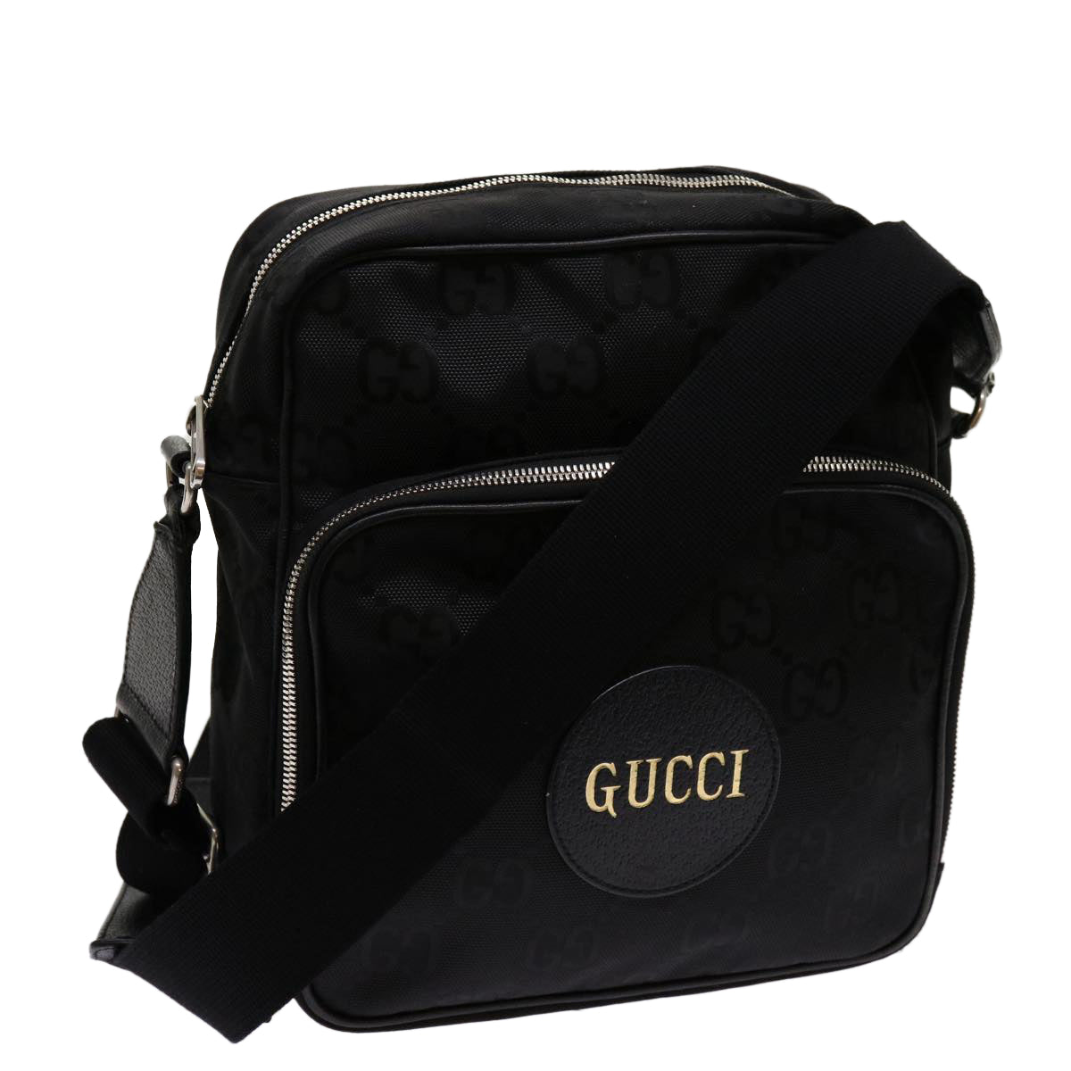 Gucci Off the grid, Black, Canvas, shoulder