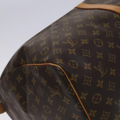 Louis Vuitton Keepall 60, Brown, Canvas, travel