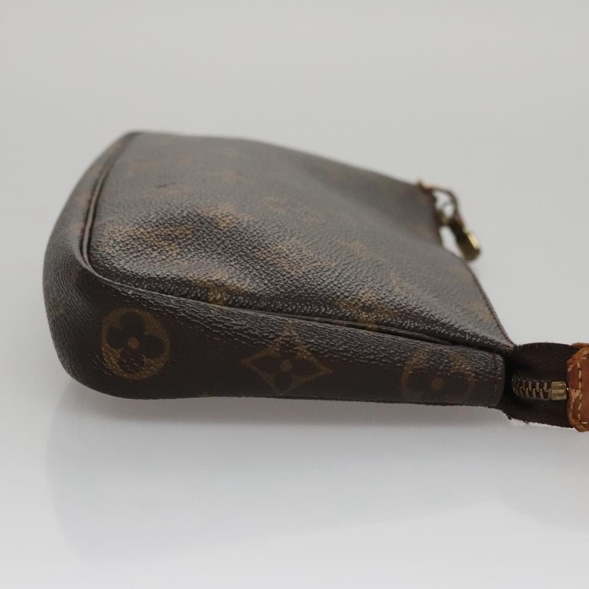 Louis Vuitton Pochette Accessoire, Brown, Canvas, clutch