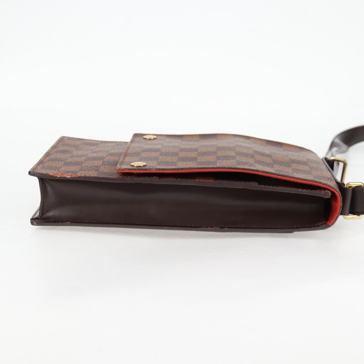 Louis Vuitton Portobello, Brown, Canvas, shoulder