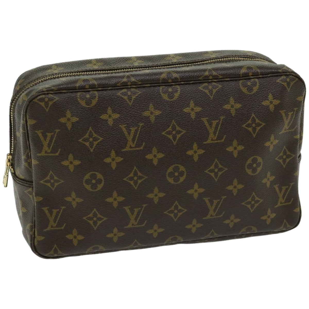 Louis Vuitton Trousse de Toilette, Brown, Canvas, clutch