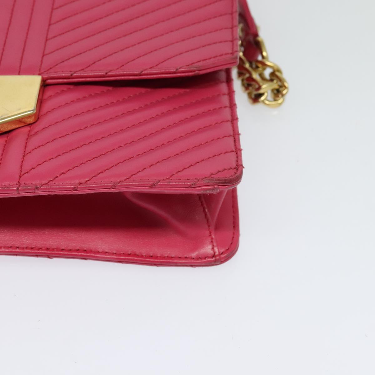 Prada Turnlock, Pink, Leather, shoulder