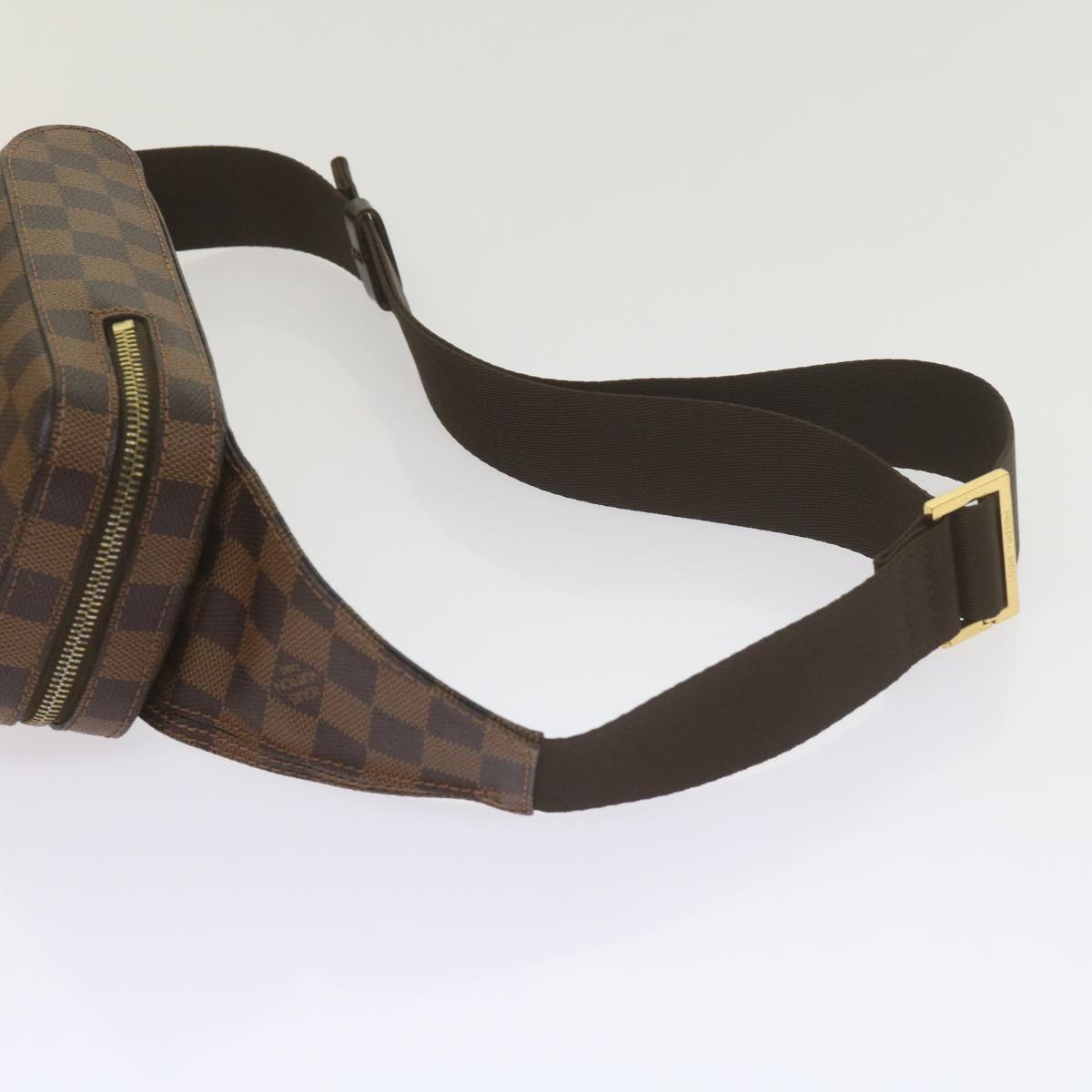 Louis Vuitton Geronimos, Brown, Canvas, shoulder