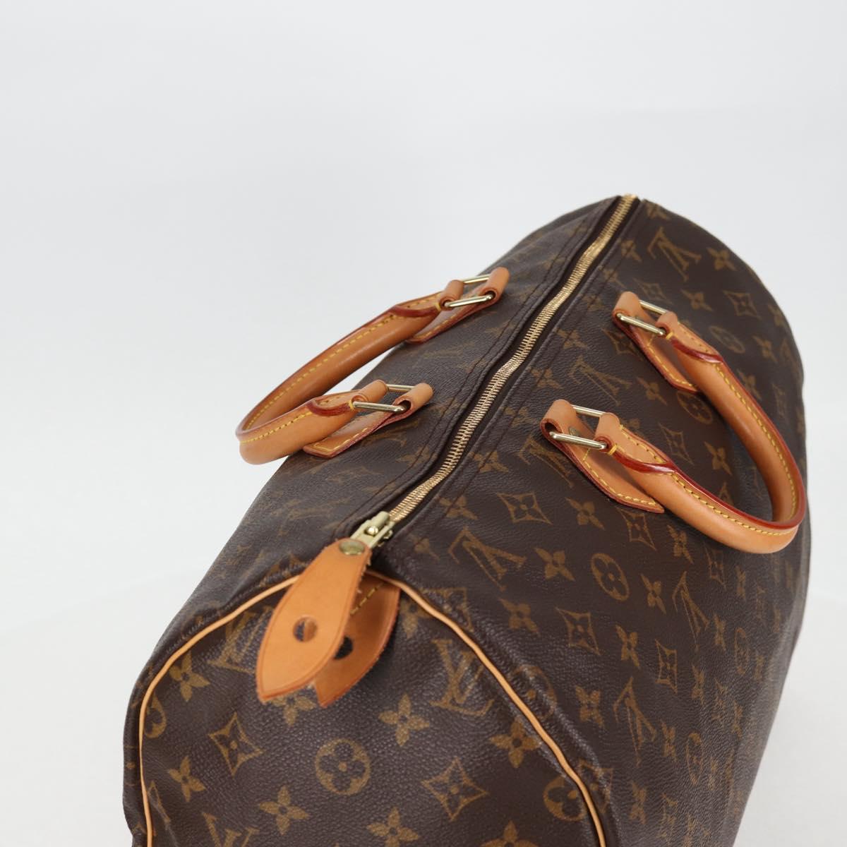 Louis Vuitton Speedy 40, Brown, Canvas, handbag