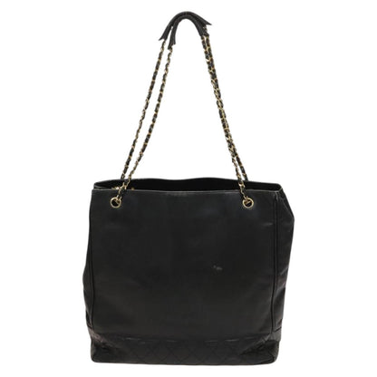 Chanel Quilted, Black, Leather, shoulder