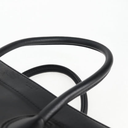 Céline Luggage Phantom, Black, Leather, tote