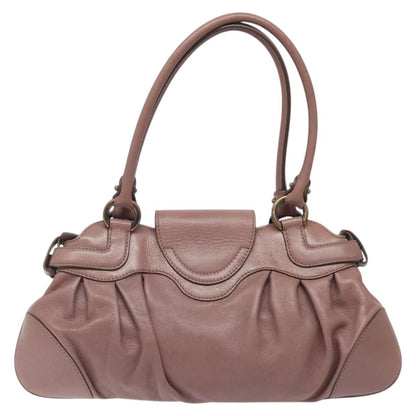Salvatore Ferragamo Gancini, Pink, Leather, handbag