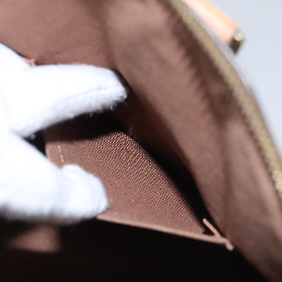 Louis Vuitton Alma, Brown, Canvas, handbag