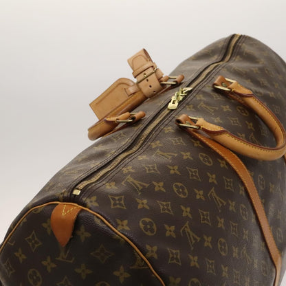 Louis Vuitton Keepall 60, Brown, Canvas, travel