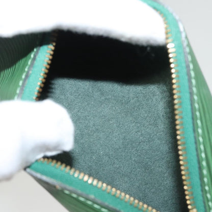 Louis Vuitton Soufflot, Green, Leather, handbag