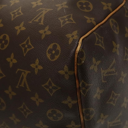 Louis Vuitton Keepall 60, Brown, Canvas, travel