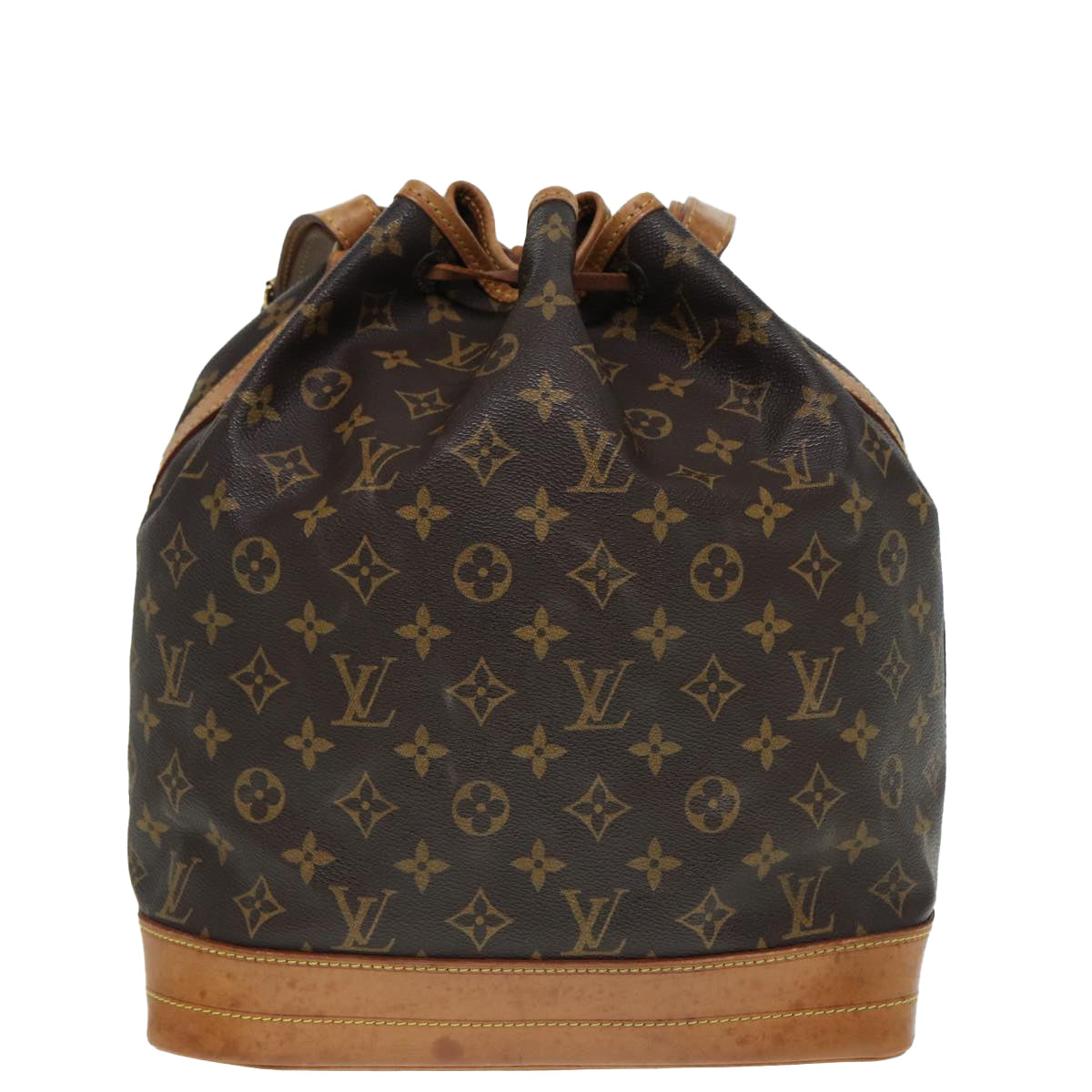 Louis Vuitton Noe, Brown, Canvas, shoulder