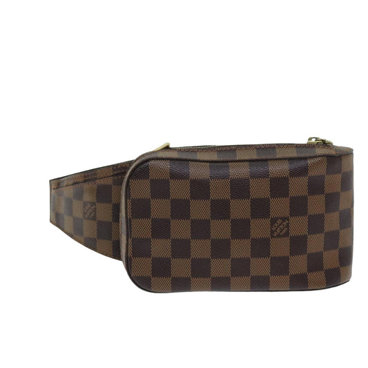 Louis Vuitton Geronimos, Brown, Canvas, shoulder