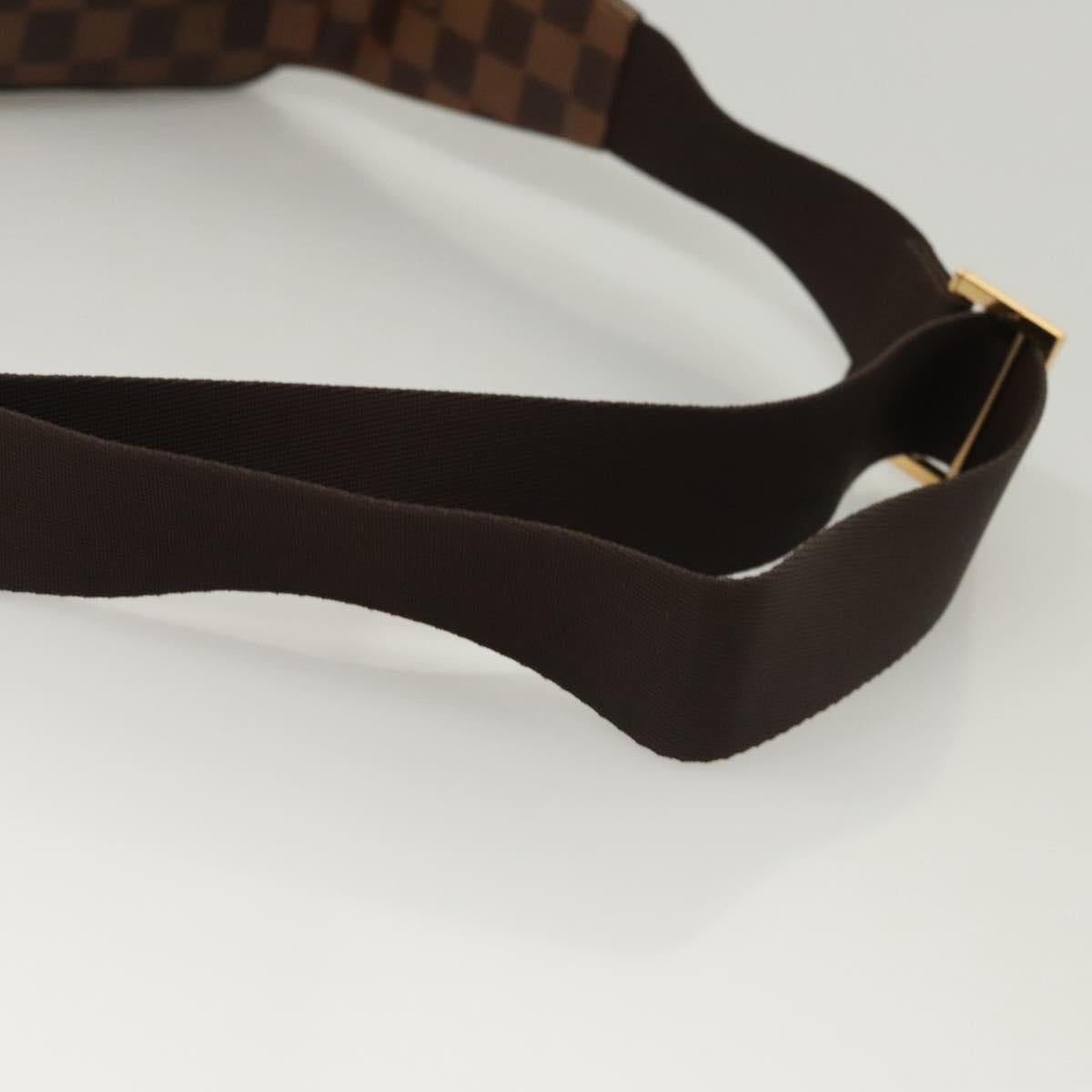 Louis Vuitton Geronimo, Brown, Canvas, shoulder