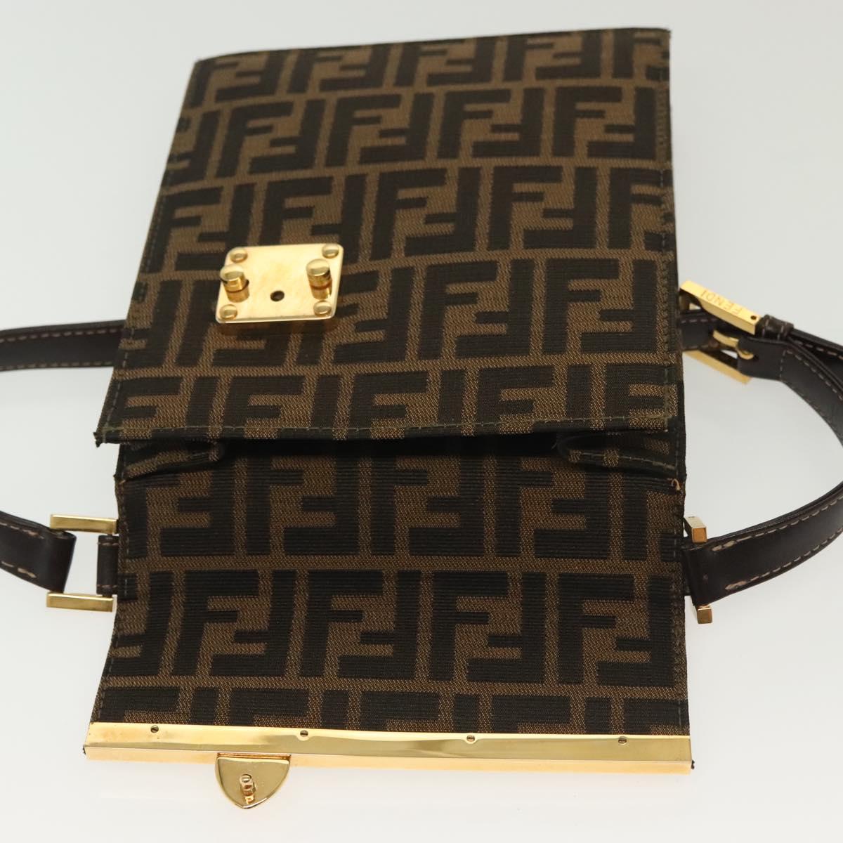 Fendi Zucca, "BEIGE, BROWN", Canvas, shoulder