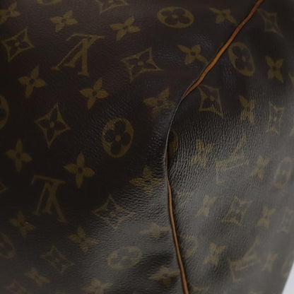 Louis Vuitton Keepall 60, Brown, Canvas, travel
