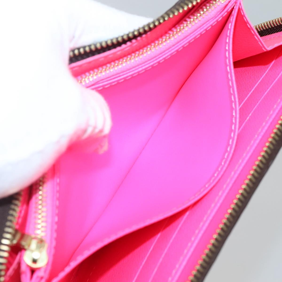 Louis Vuitton Zippy wallet, Pink, Canvas, wallet