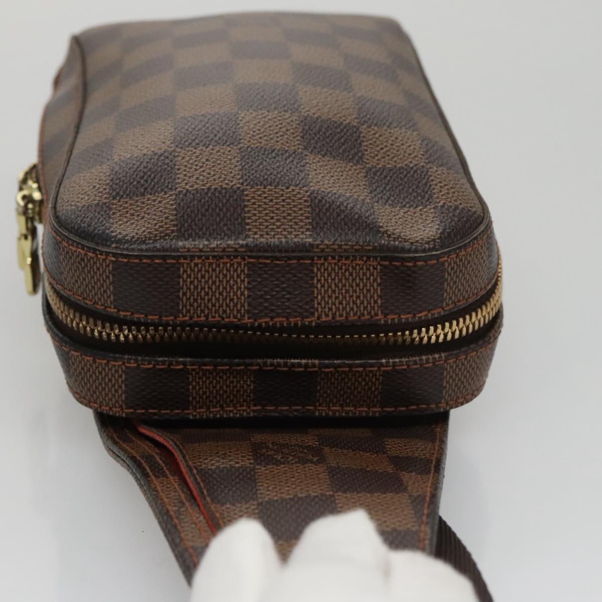 Louis Vuitton Geronimos, Brown, Canvas, shoulder