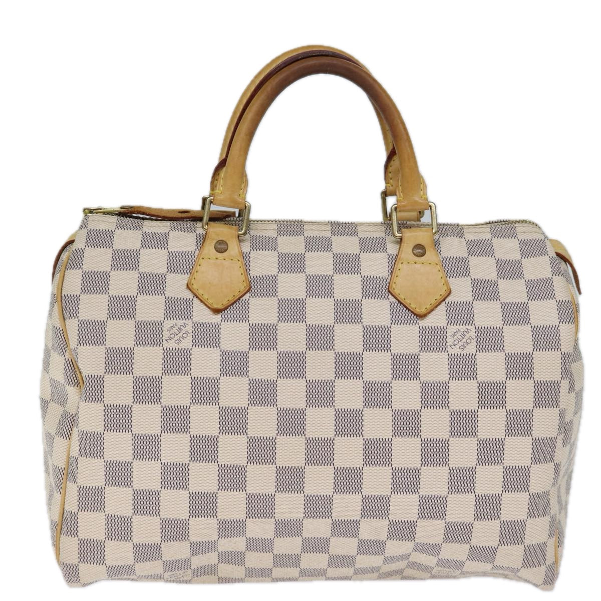 Louis Vuitton Speedy 30, White, Canvas, handbag