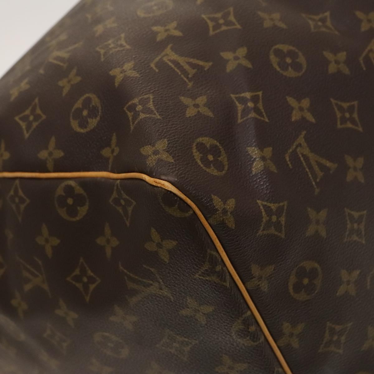 Louis Vuitton Keepall 60, Brown, Canvas, travel