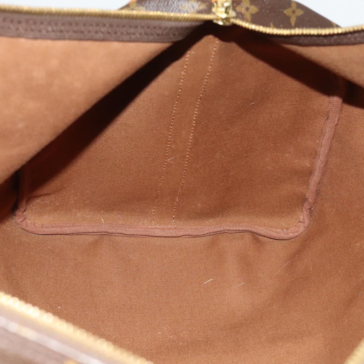 Louis Vuitton Keepall Bandoulière 60, Brown, Canvas, travel