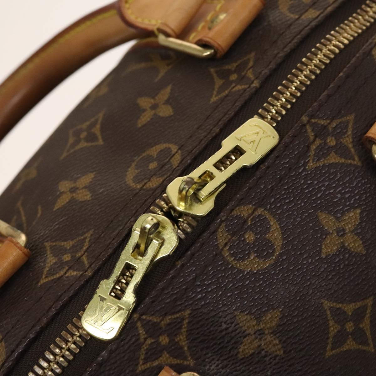 Louis Vuitton Keepall 45, Brown, Canvas, travel