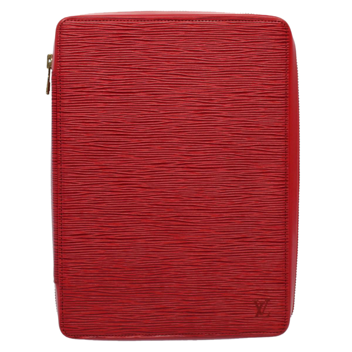 Louis Vuitton Agenda cover, Red, Leather, wallet