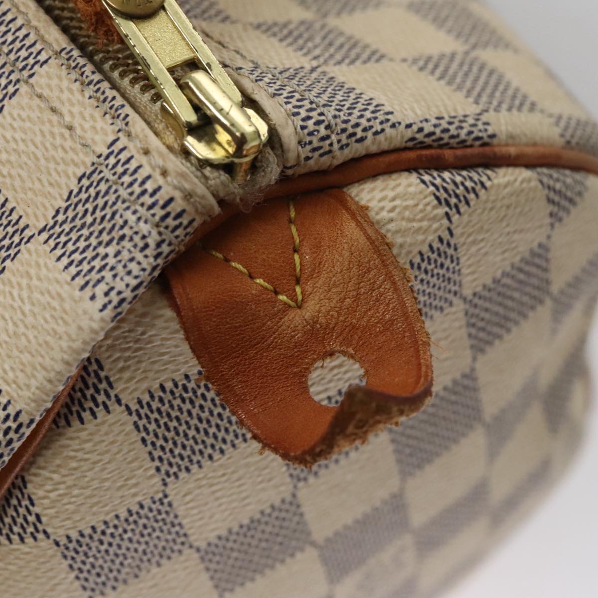 Louis Vuitton Speedy 25, White, Canvas, handbag