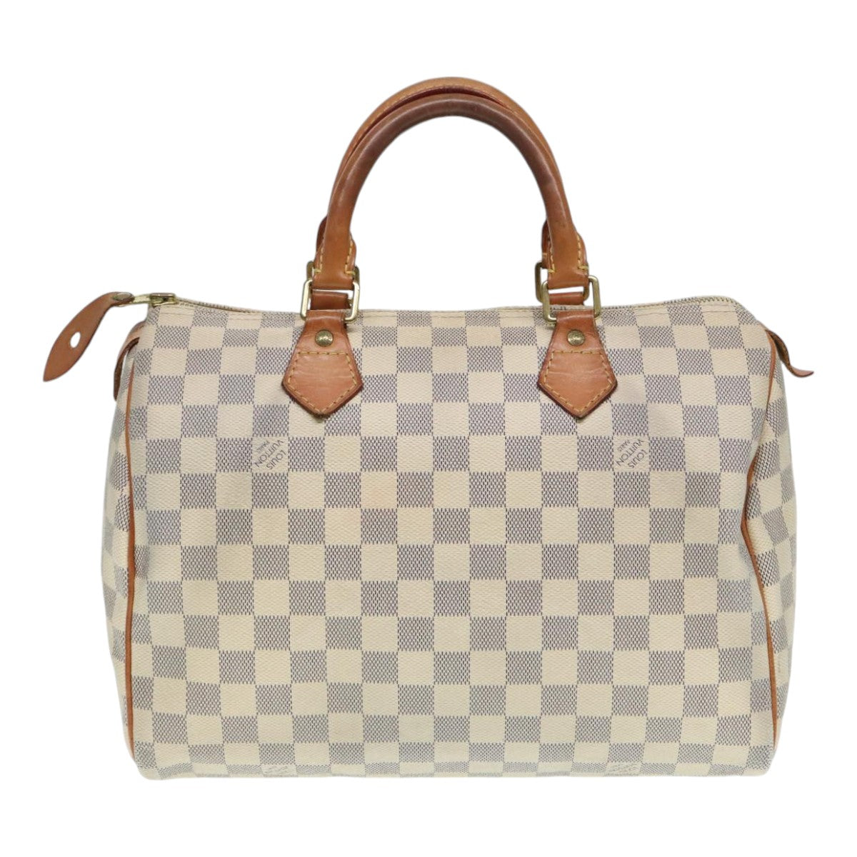 Louis Vuitton Speedy 30, White, Canvas, handbag