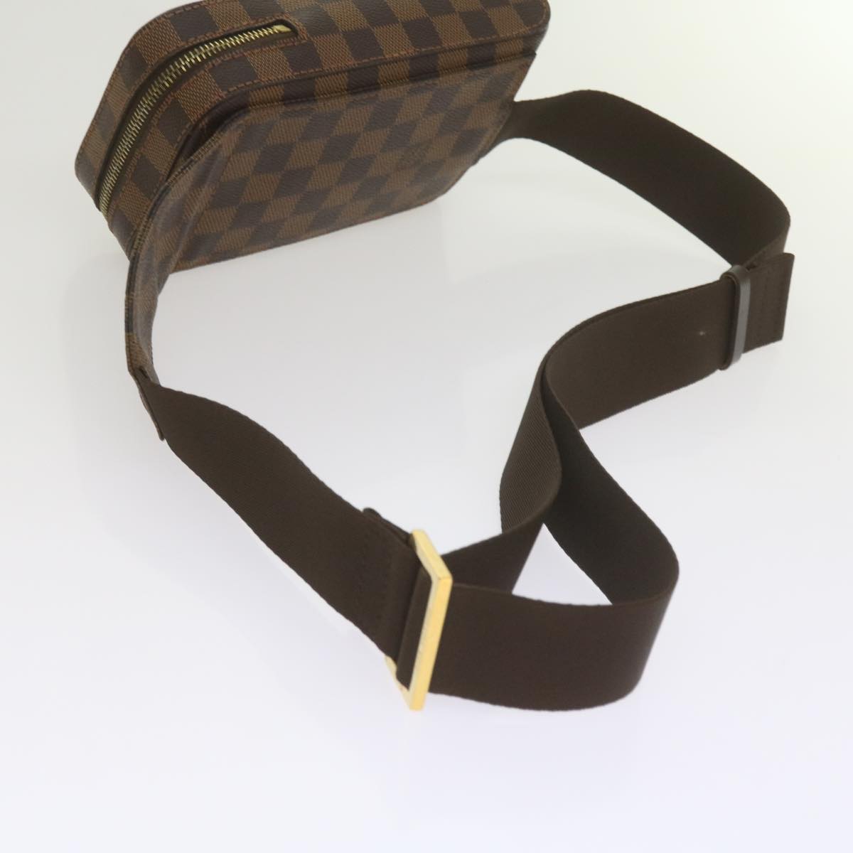 Louis Vuitton Geronimos, Brown, Canvas, shoulder