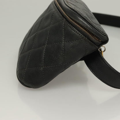 Chanel Vintage, Black, Leather, shoulder