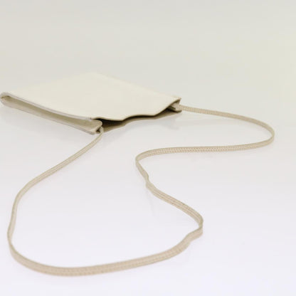 Hermès, White, Leather, shoulder