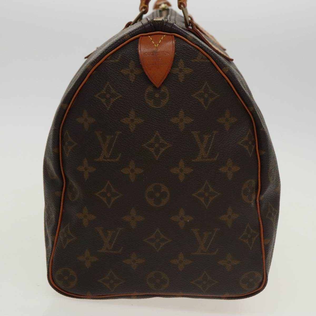 Louis Vuitton Speedy 35, Brown, Canvas, handbag