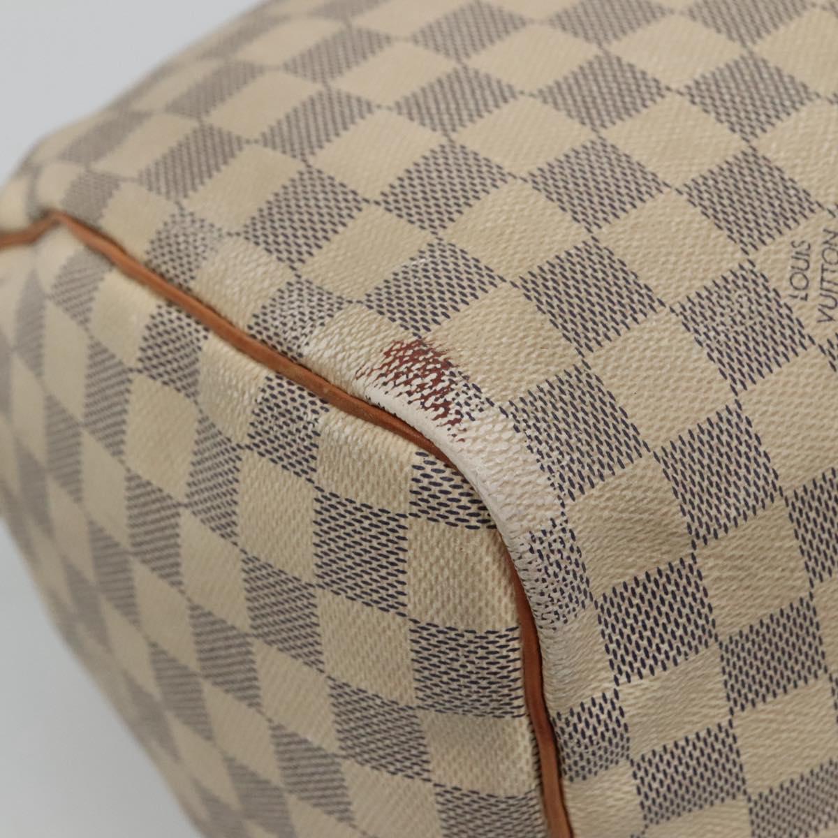 Louis Vuitton Speedy 30, White, Canvas, handbag