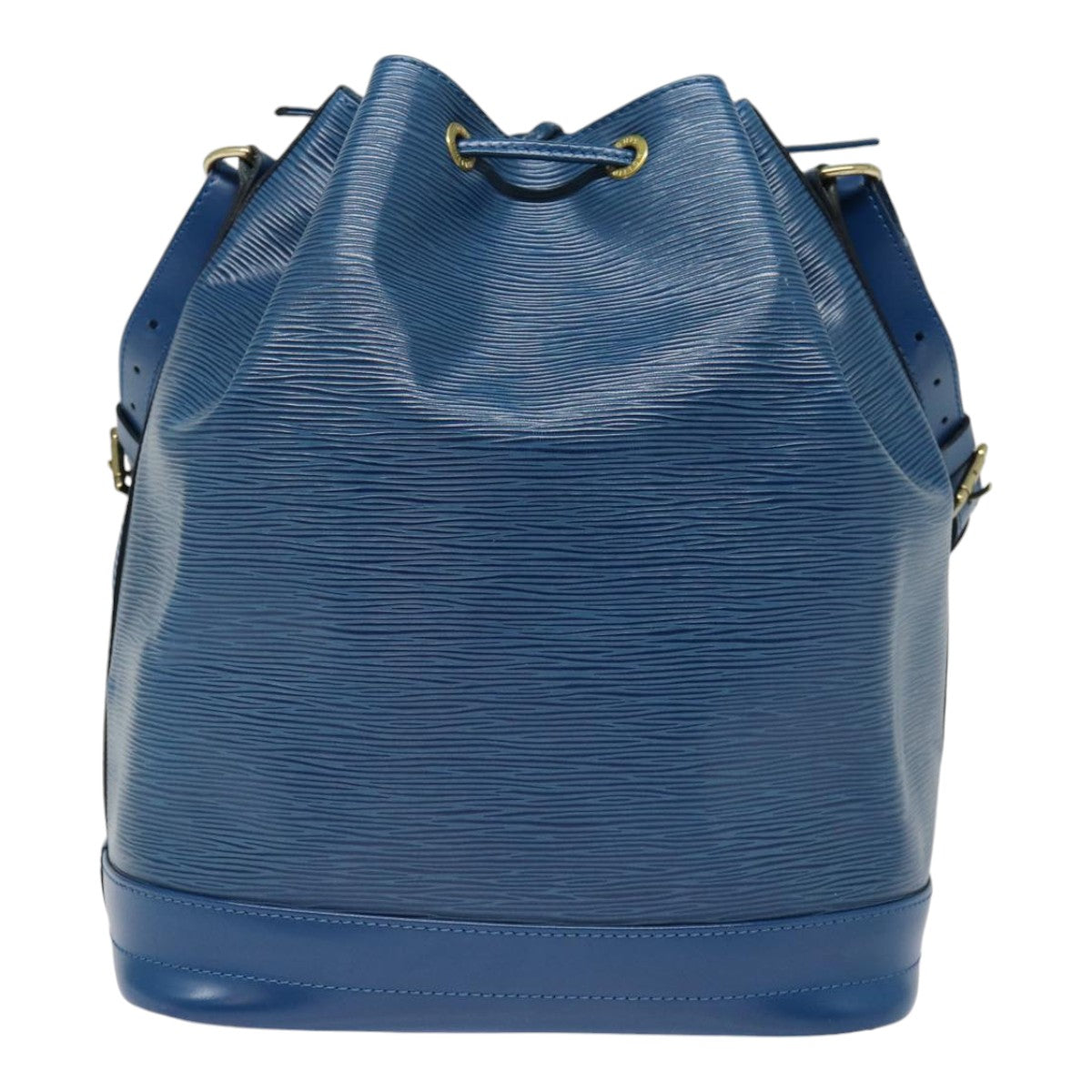 Louis Vuitton Noe, Blue, Leather, shoulder