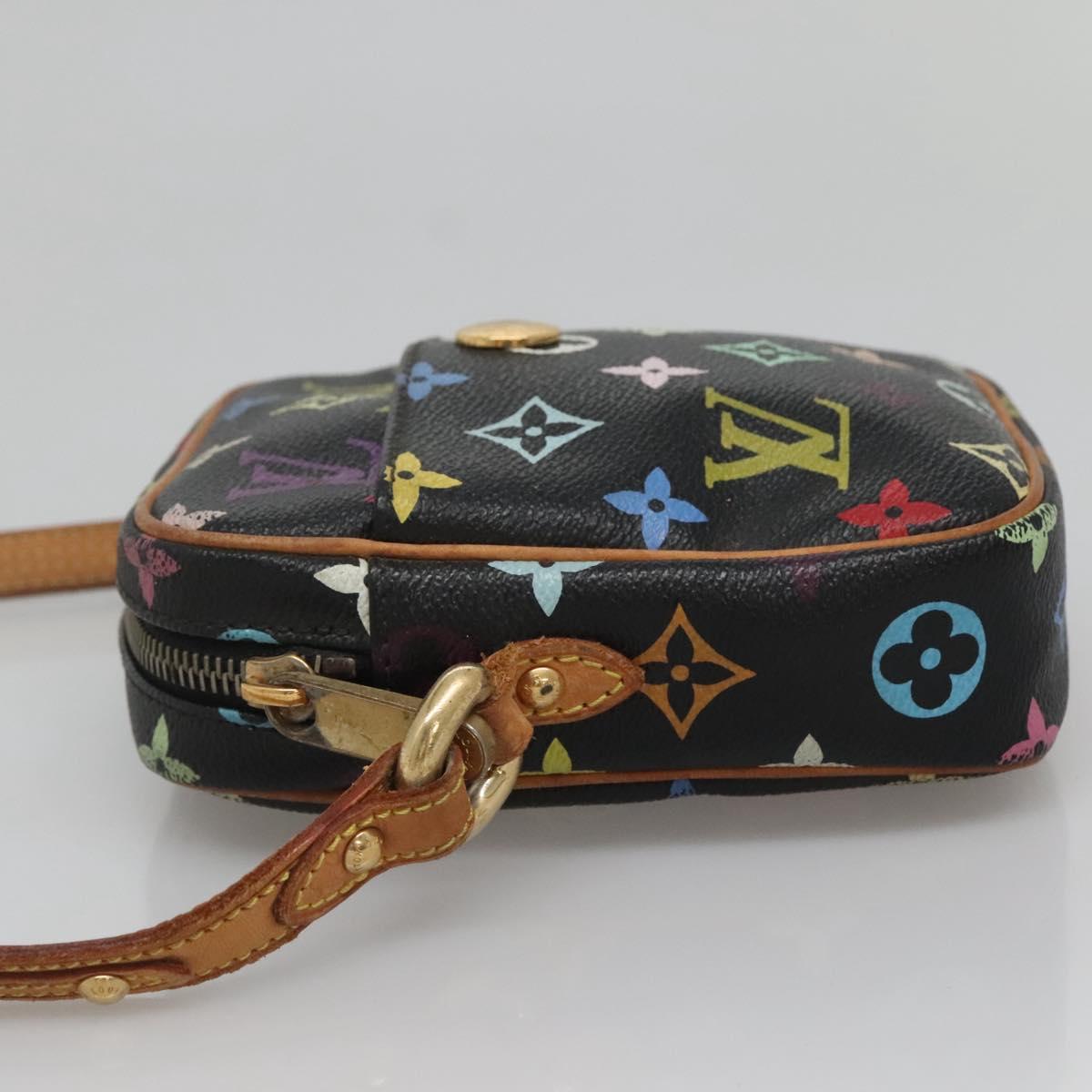 Louis Vuitton Rift, Black, Canvas, shoulder