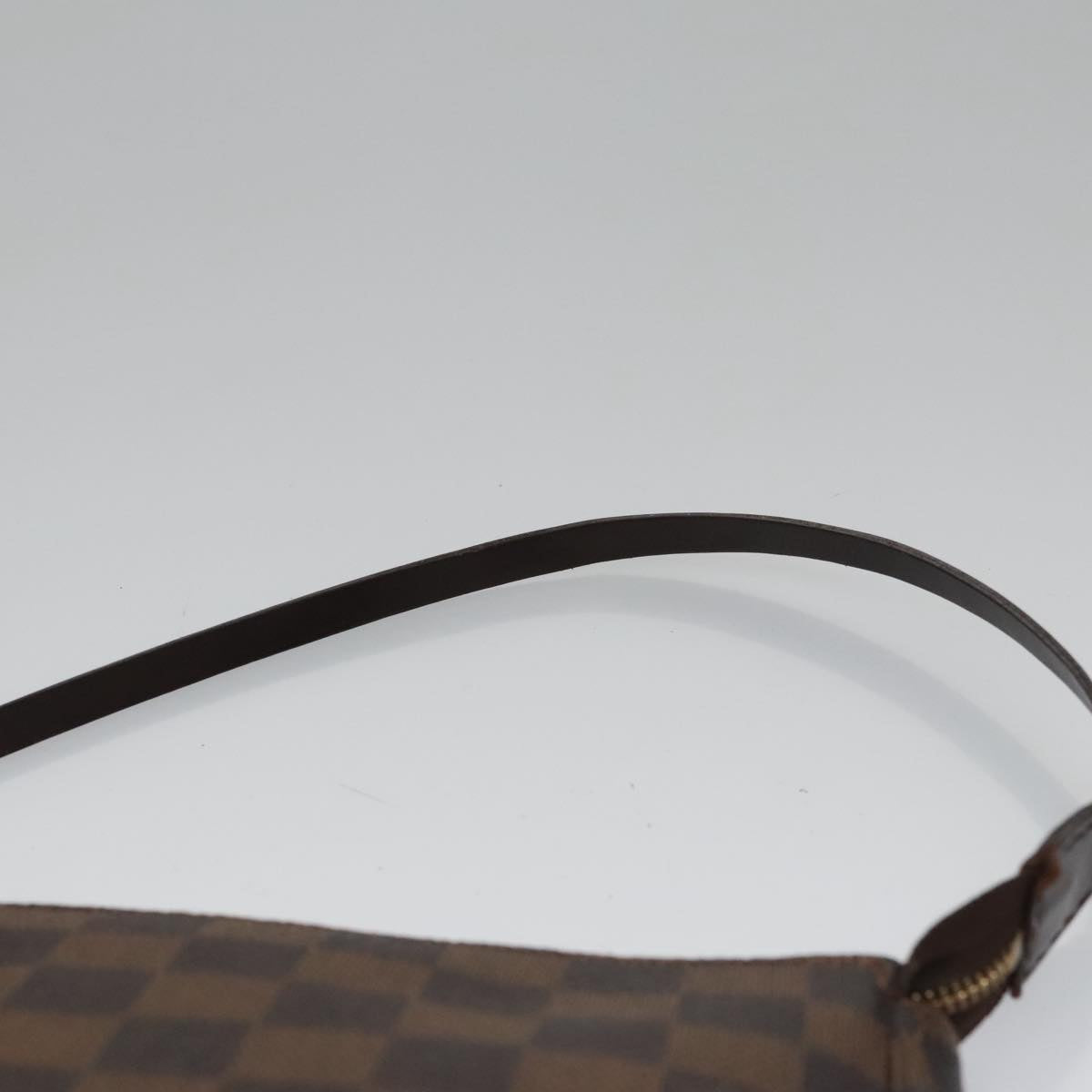 Louis Vuitton Pochette Accessoire, Brown, Canvas, clutch