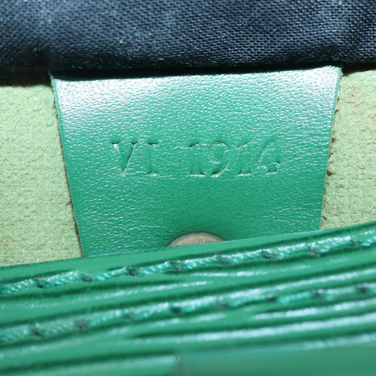 Louis Vuitton Speedy 25, Green, Leather, handbag