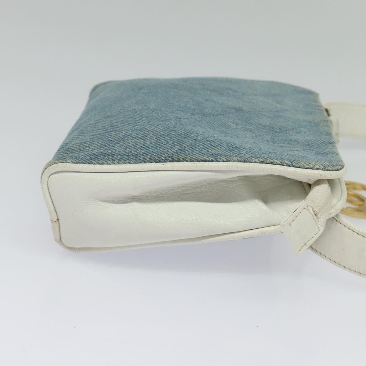 Chanel, Blue, Denim - Jeans, shoulder