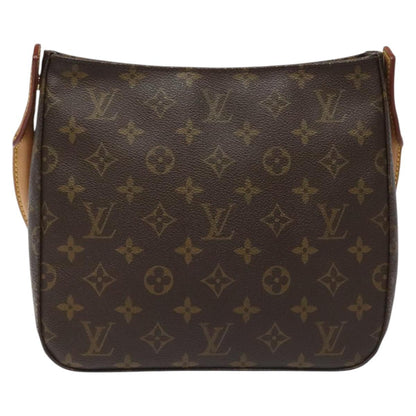 Louis Vuitton Looping MM, Brown, Canvas, shoulder