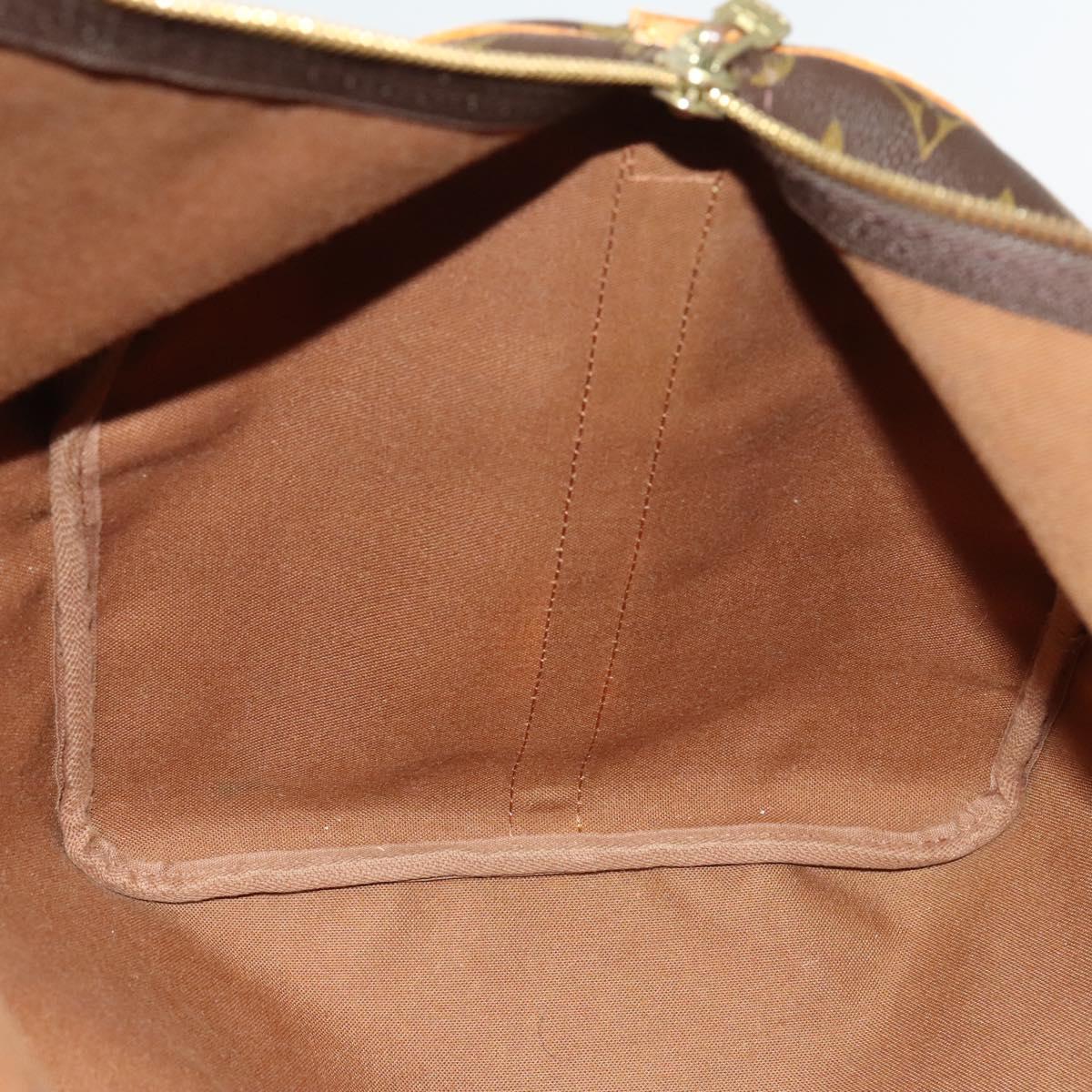 Louis Vuitton Keepall Bandouliere 55, Brown, Canvas, travel