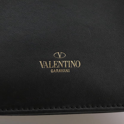 Valentino Garavani, Black, Leather, shoulder