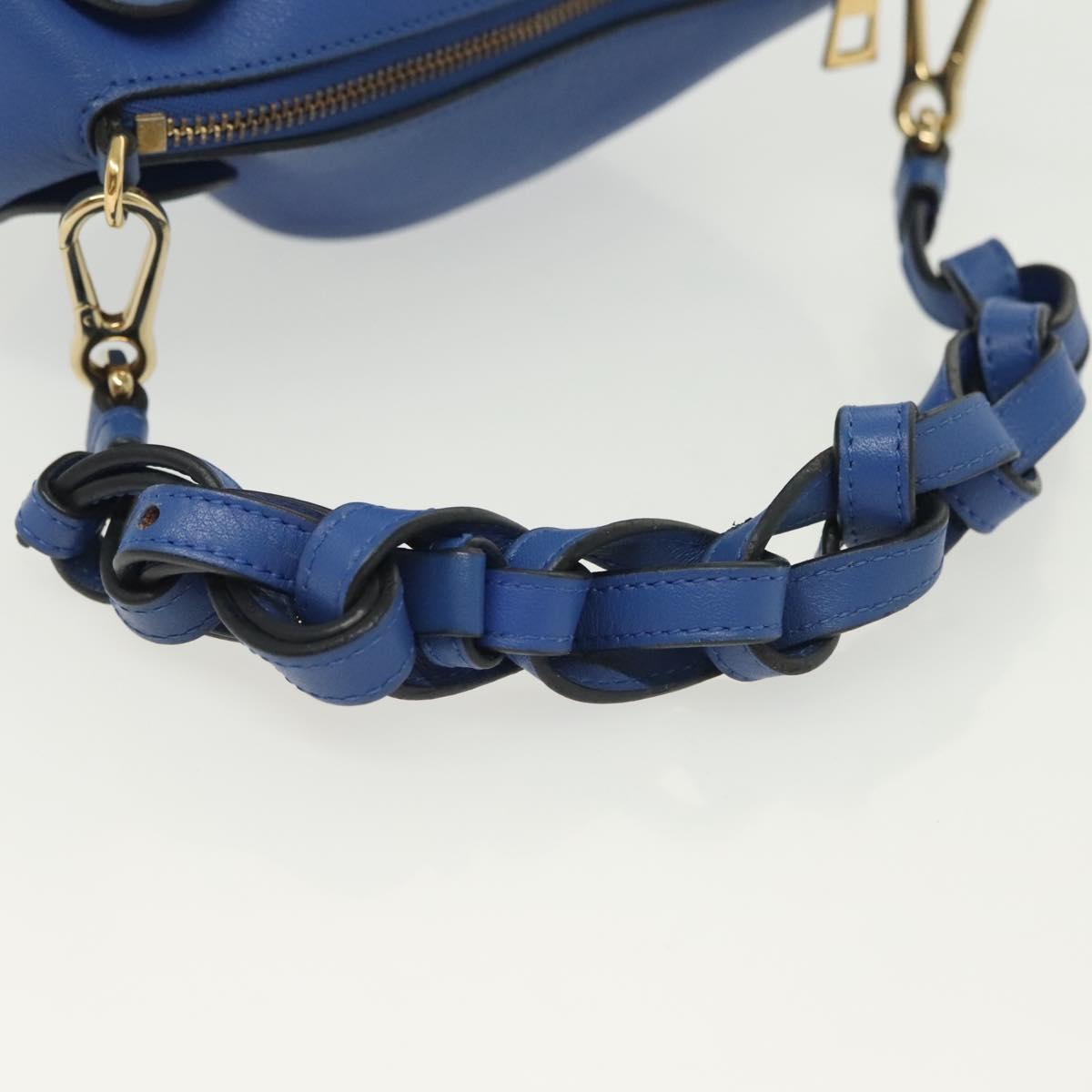 Loewe Elephant, Blue, Leather, handbag