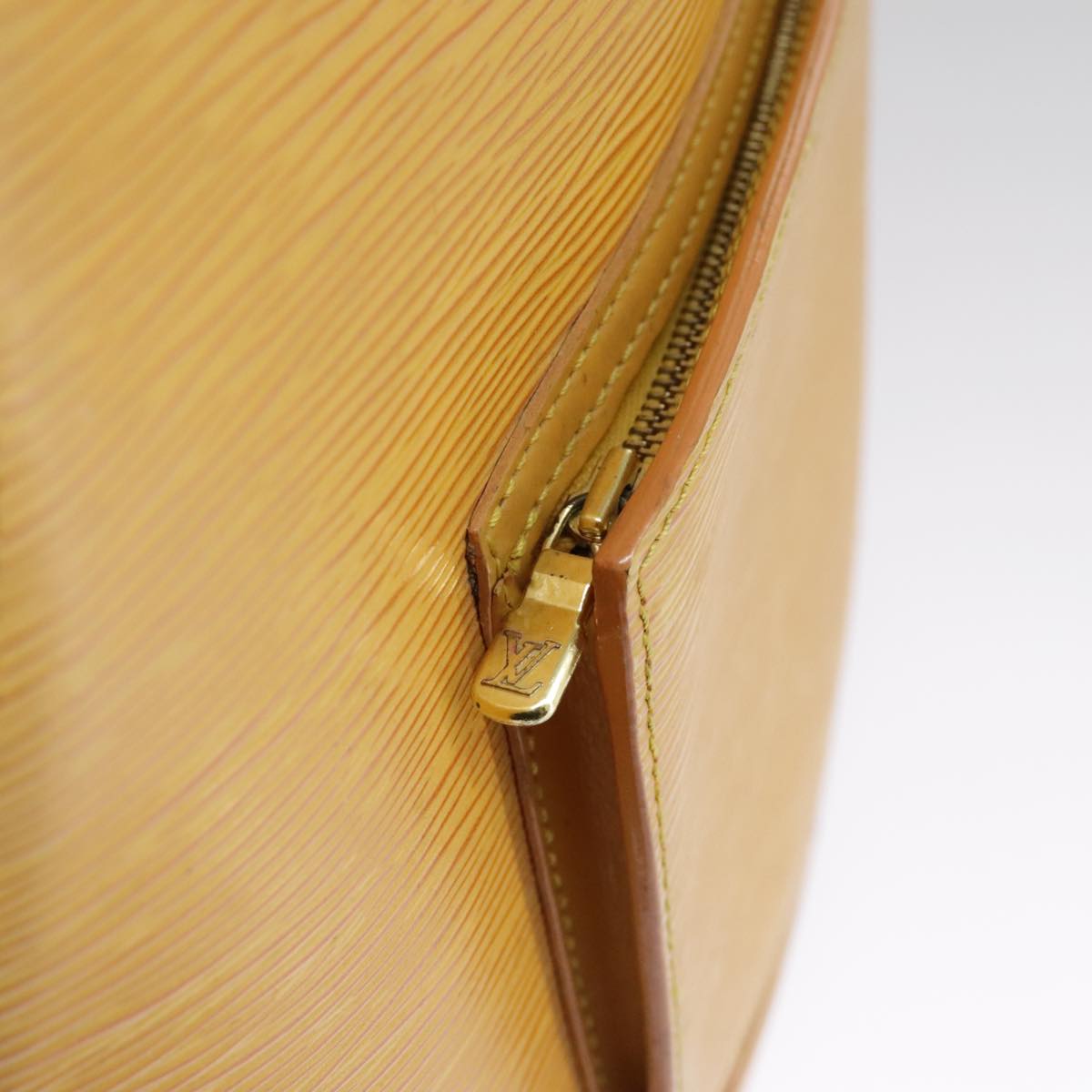 Louis Vuitton Gobelins, Yellow, Leather, backpack