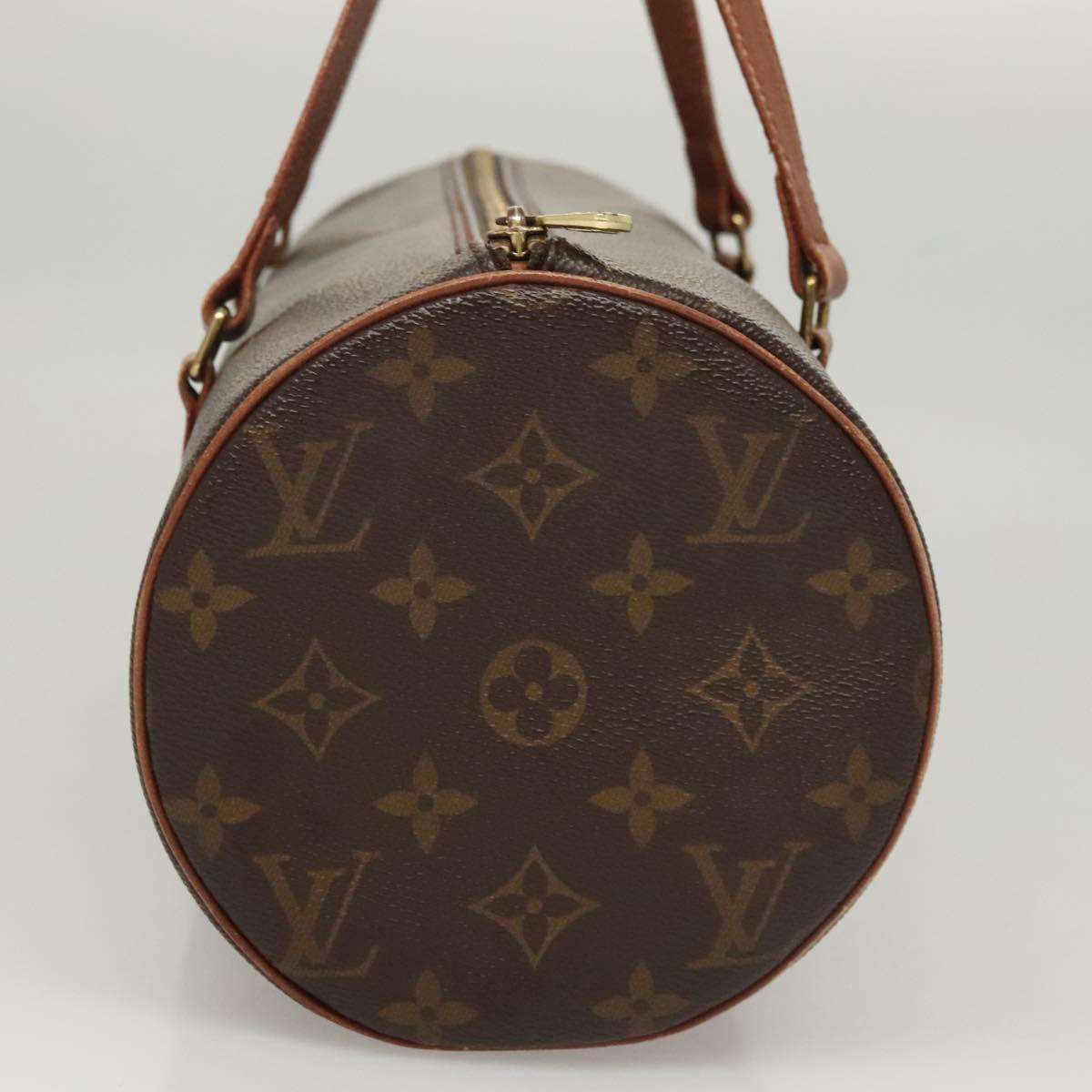 Louis Vuitton Papillon Handbag Monogram Canvas, BROWN, CANVAS, Handbag