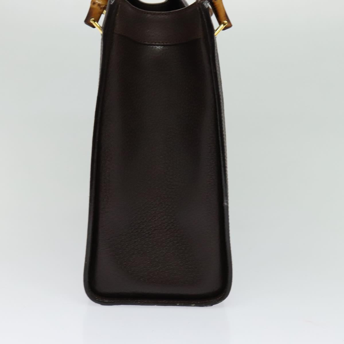 Gucci Bamboo, Brown, Leather, handbag
