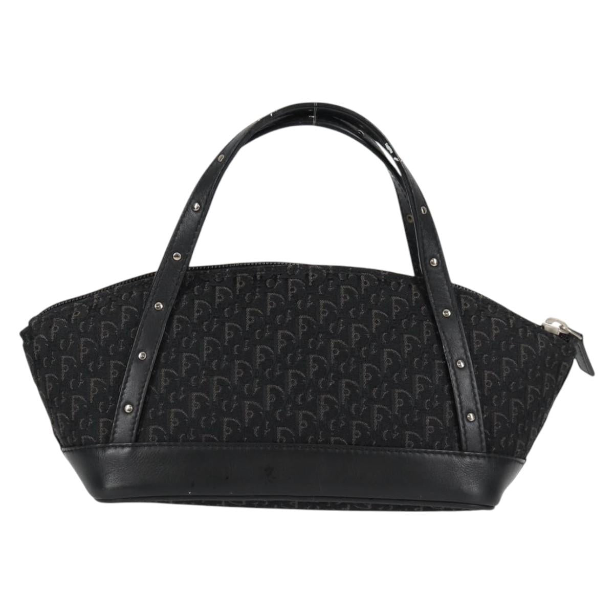 Dior Diorissimo, Black, "CANVAS, LEATHER", handbag